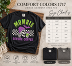 Mombie Before Coffee Halloween Graphic Tee