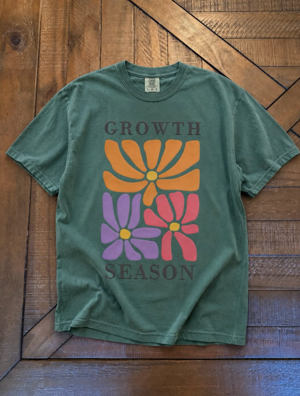 Growth Season Floral Graphic Tee