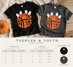 Spooky Vibes Kids Halloween Graphic Tee
