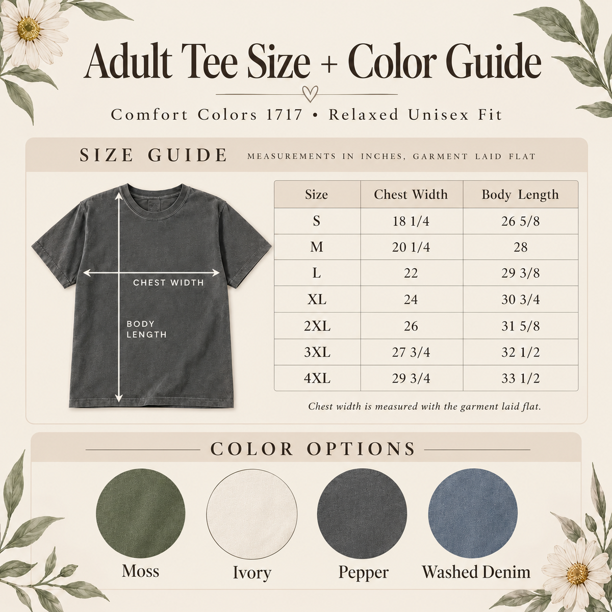 Growth Season Floral Graphic Tee