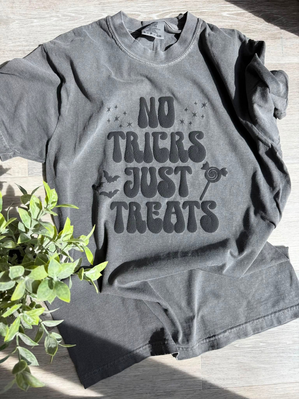 No Tricks Just Treats Halloween Graphic Tee