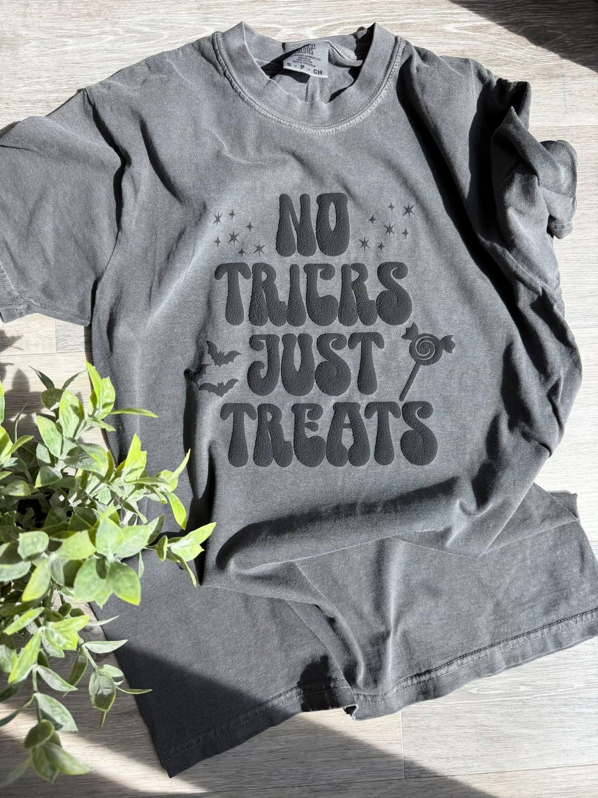 No Tricks Just Treats Halloween Graphic Tee